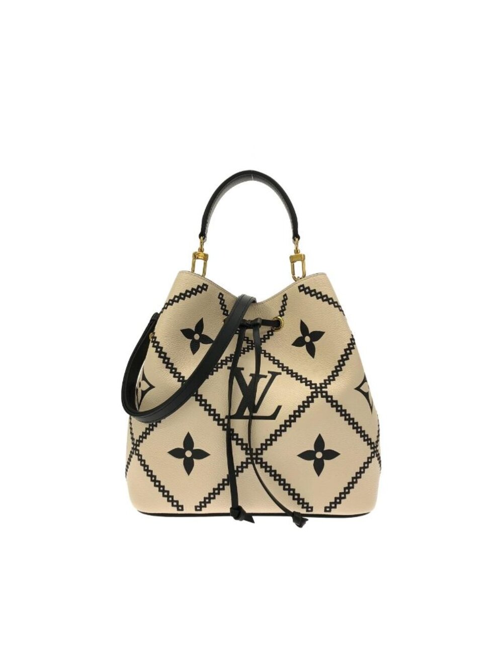 Louis Vuitton Monogram Empreinte Broderie Neo Noe MM Shoulder Bag